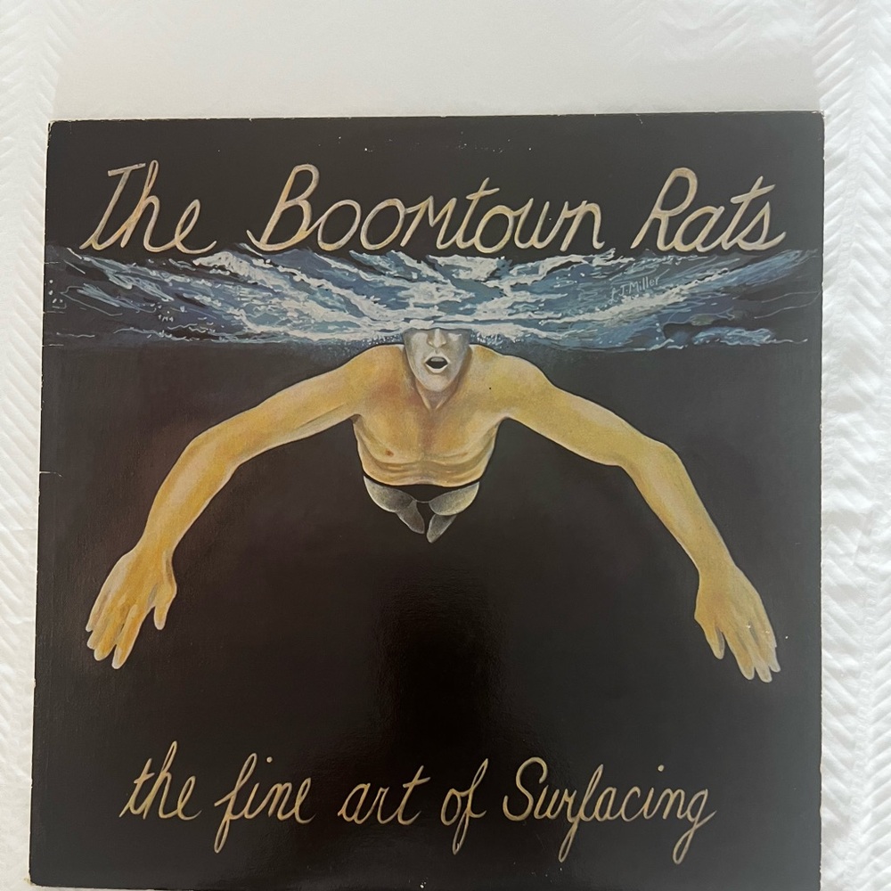 Vintage The Boomtown Rats - The Fine Art of Surfacing Vinyl Record